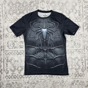 Cody Lundin Compression Shirt Spiderman Symbiote Black Edition Size Medium